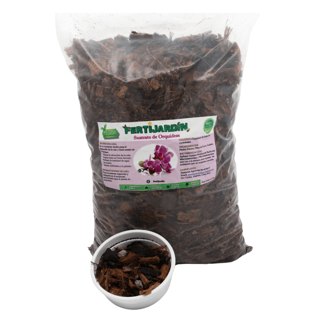 sustrato_orquidea Sustrato de Orquídeas 100% Natural, con piedra pómez, fibra de coco y carbón